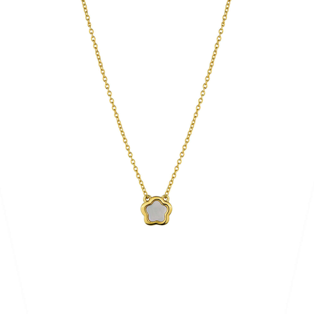 Nacre Flower Necklace