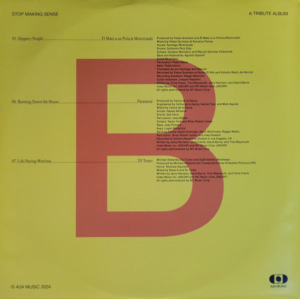 Everyone’s Getting Involved: A Tribute To Talking Heads’ Stop Making Sense (2xVINYL) | Near Mint (NM or M-) Near Mint (NM or M-)