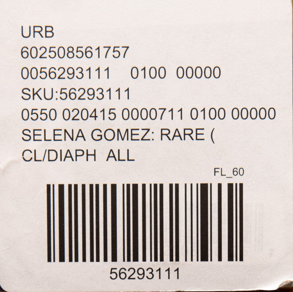 Rare (COKE BOTTLE CLEAR VINYL) | Near Mint (NM or M-) Near Mint (NM or M-)