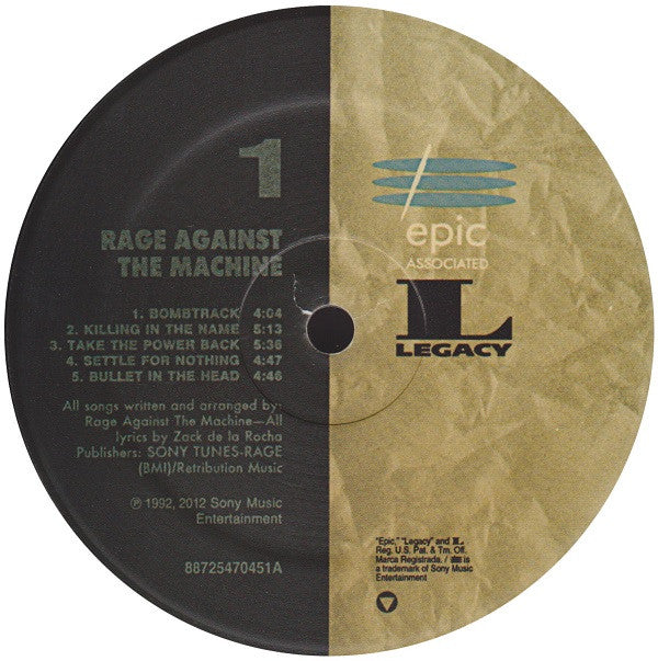 Rage Against The Machine | Mint (M) Mint (M)
