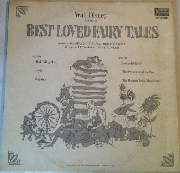 Walt Disney Presents Best Loved Fairy Tales | Very Good (VG) Very Good Plus (VG+)