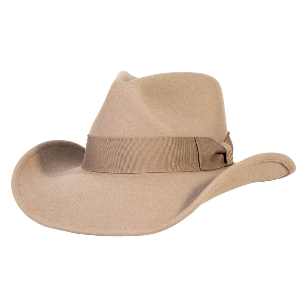 Sage Light Tan Felt Cowboy Hat