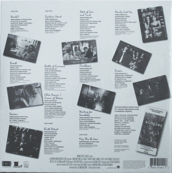 Singles - Original Motion Picture Soundtrack (VINYL) |