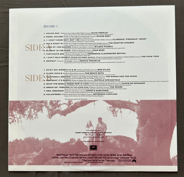 Forrest Gump (The Soundtrack) *CREASE* | Mint (M) Excellent+ (EX+)