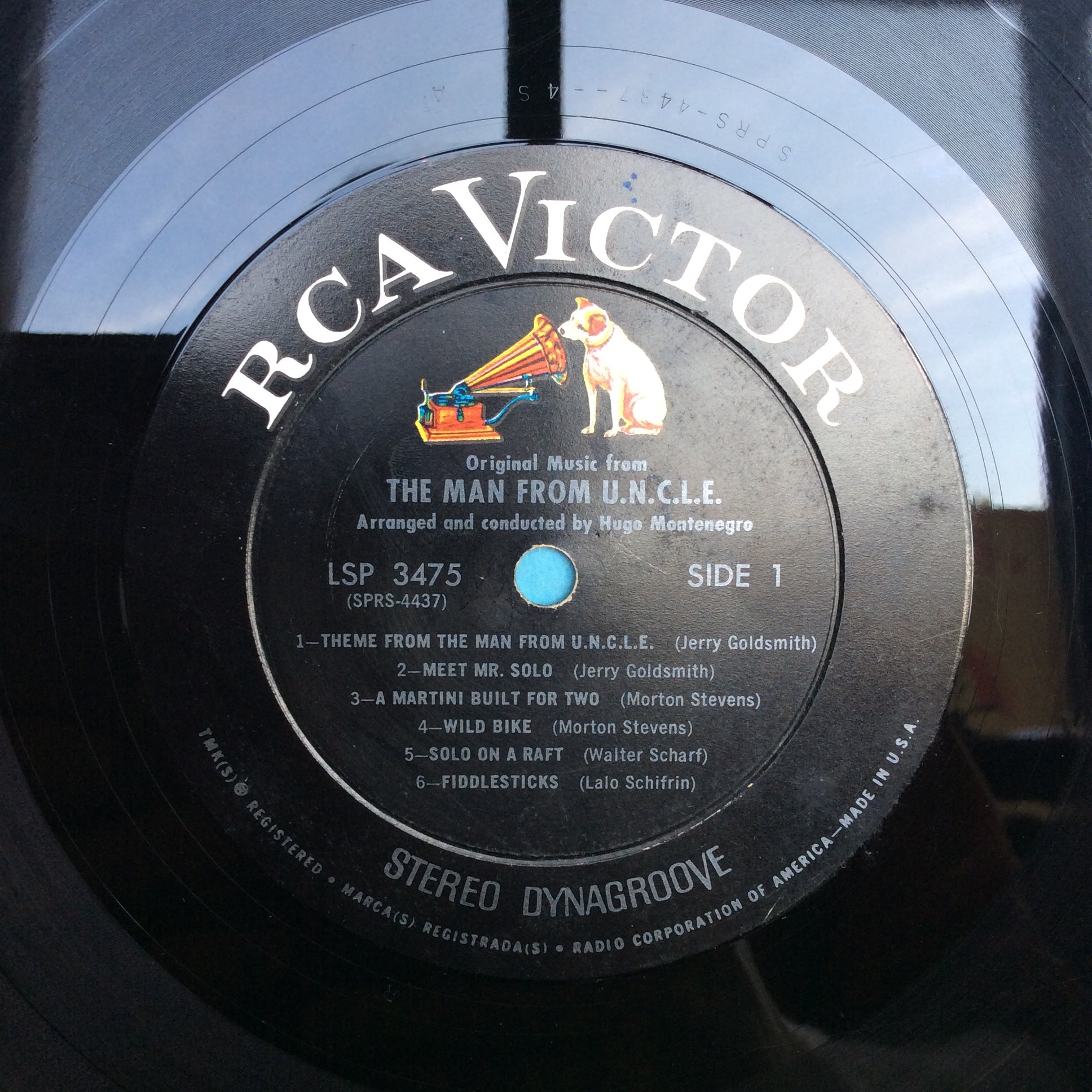 Original Music From The Man From U.N.C.L.E. (VINYL) | Excellent (EX) Very Good Plus (VG+)