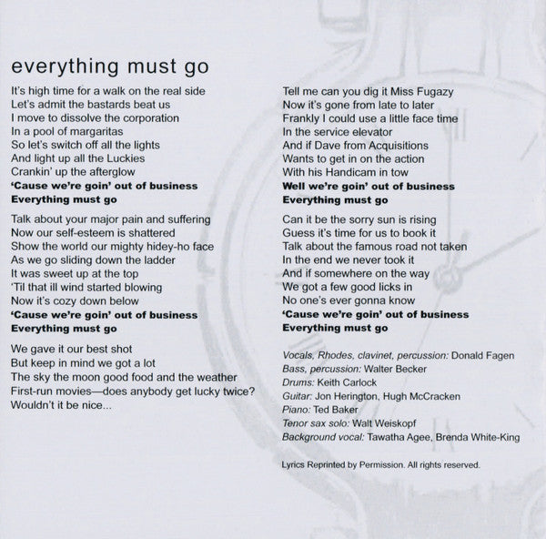 Everything Must Go | Mint (M) Mint (M)
