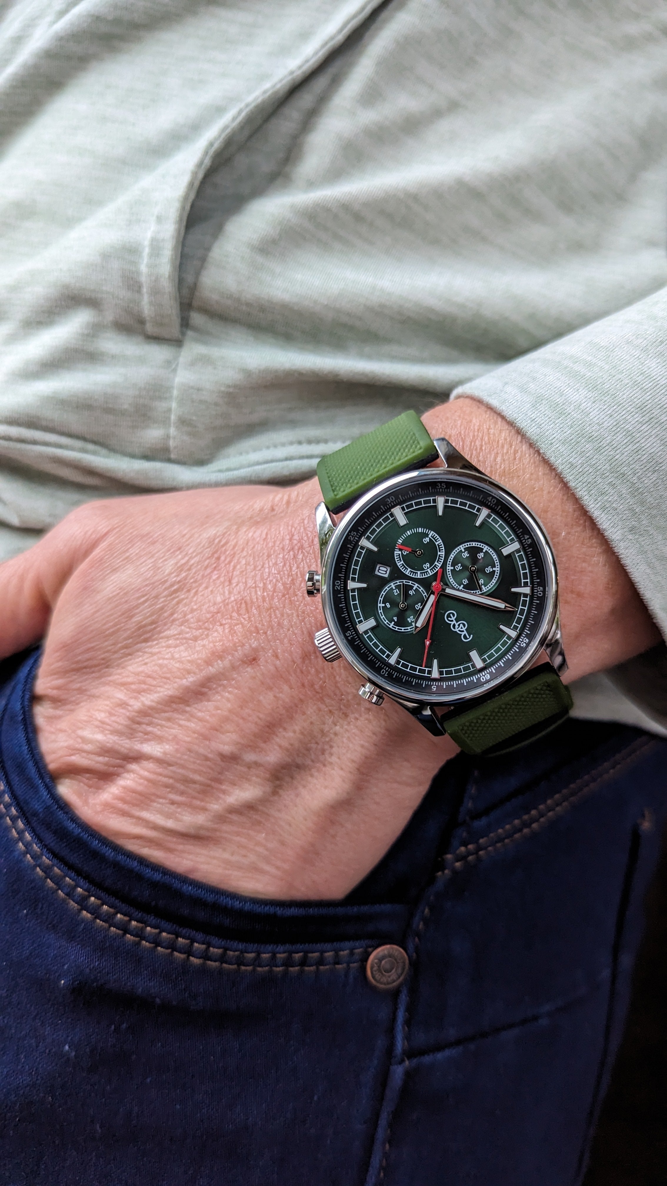 Green Sport Chronograph