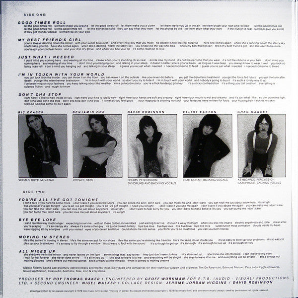 The Cars | Mint (M) Mint (M)