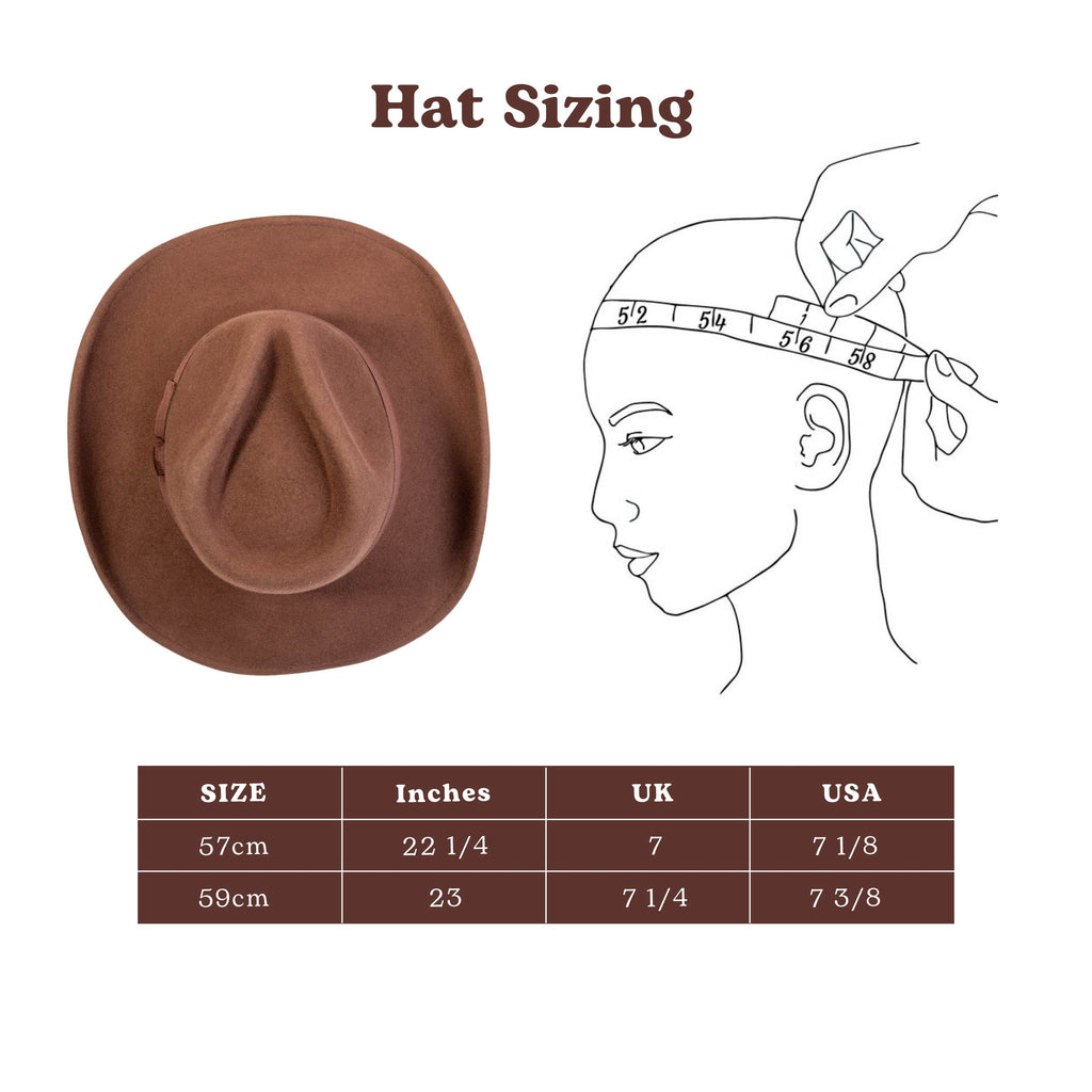 Timber Chestnut Felt Cowboy Hat