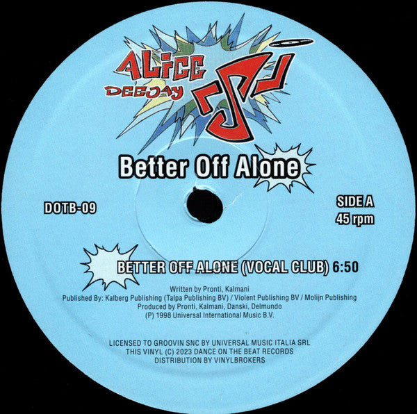 Better Off Alone (VINYL) | Mint (M) Mint (M)
