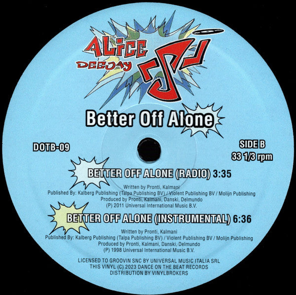Better Off Alone (VINYL) | Mint (M) Mint (M)
