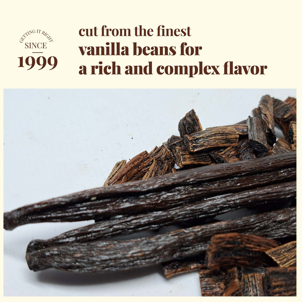 Premium Vanilla Cuts - 1 lb. Cut from Whole Vanilla Beans Grade B