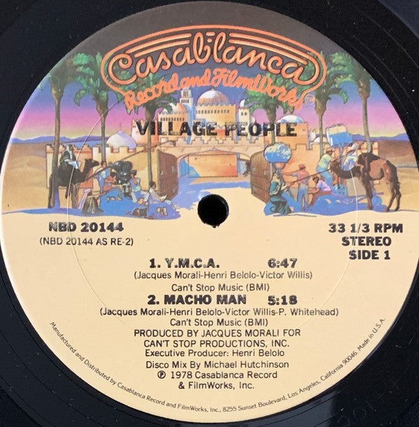 Y.M.C.A. / Macho Man | Near Mint (NM) Very Good Plus (VG+)