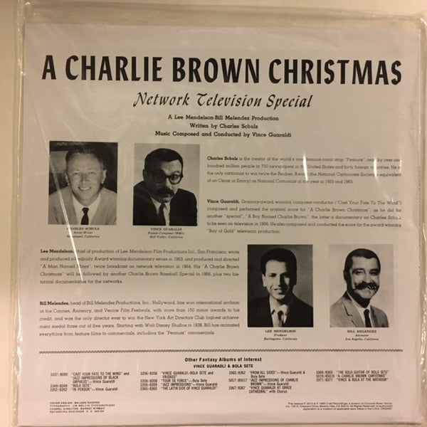 Vince Guaraldi A Charlie Brown Christmas Craft Recordings, Fantasy LP, Album, RE, 180 Mint (M) Mint (M)