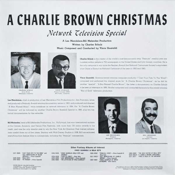 Vince Guaraldi A Charlie Brown Christmas Craft Recordings, Fantasy LP, Album, RE, 180 Mint (M) Mint (M)