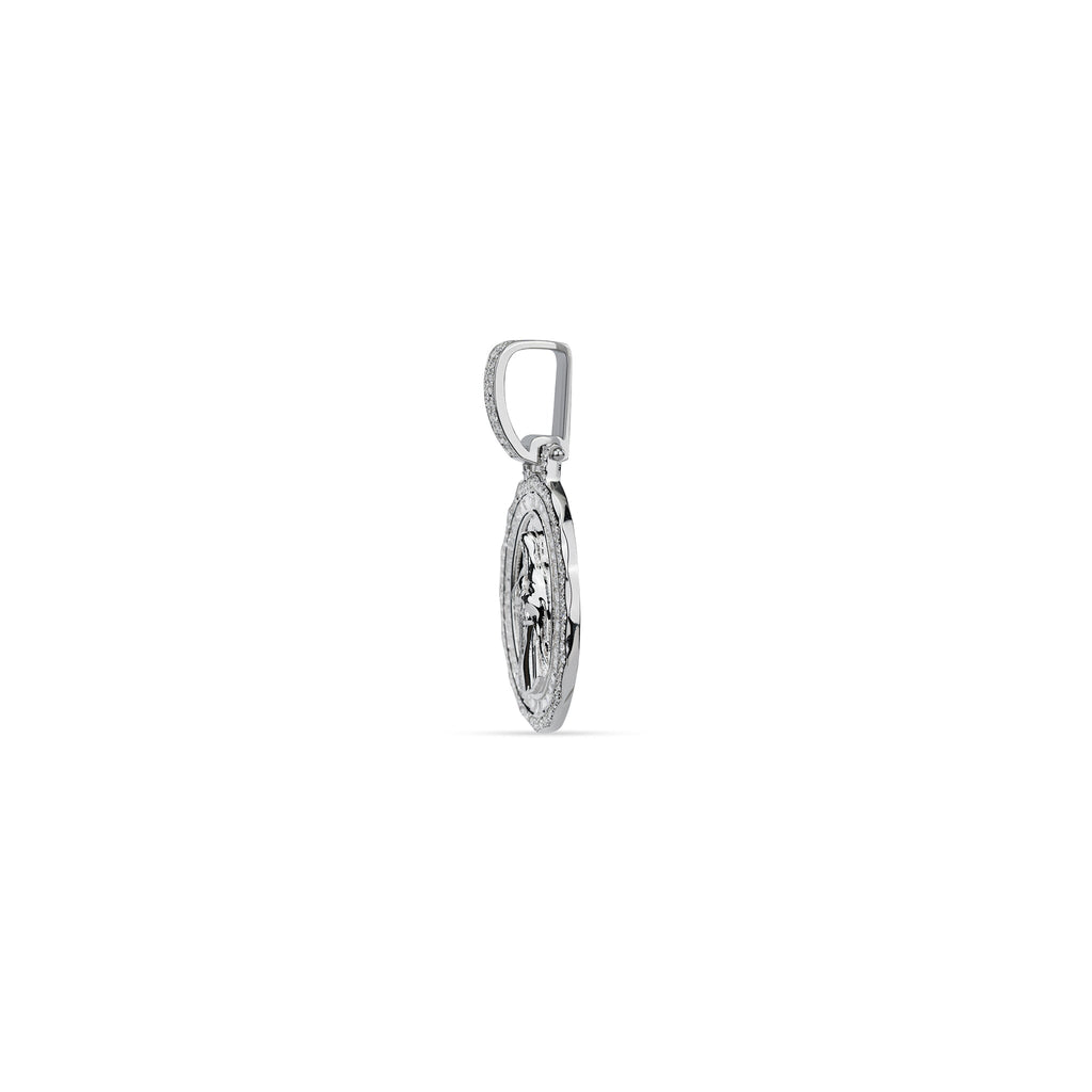 Virgin Mary Pendant 925 Sterling Silver