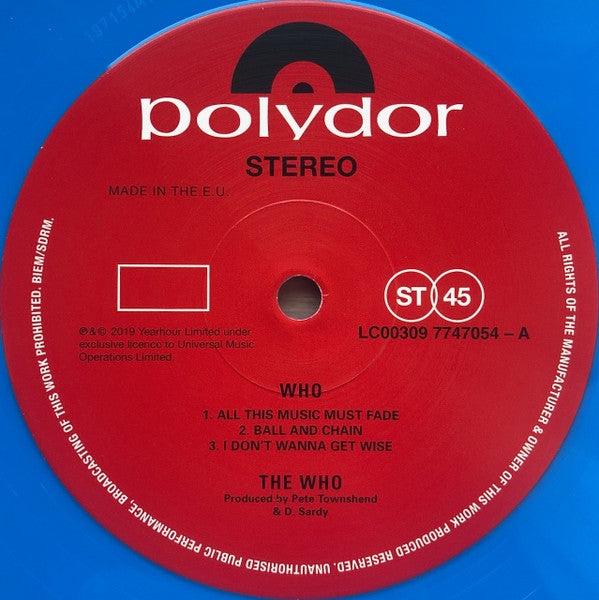 Who (2xVINYL) | Near Mint (NM) Near Mint (NM)